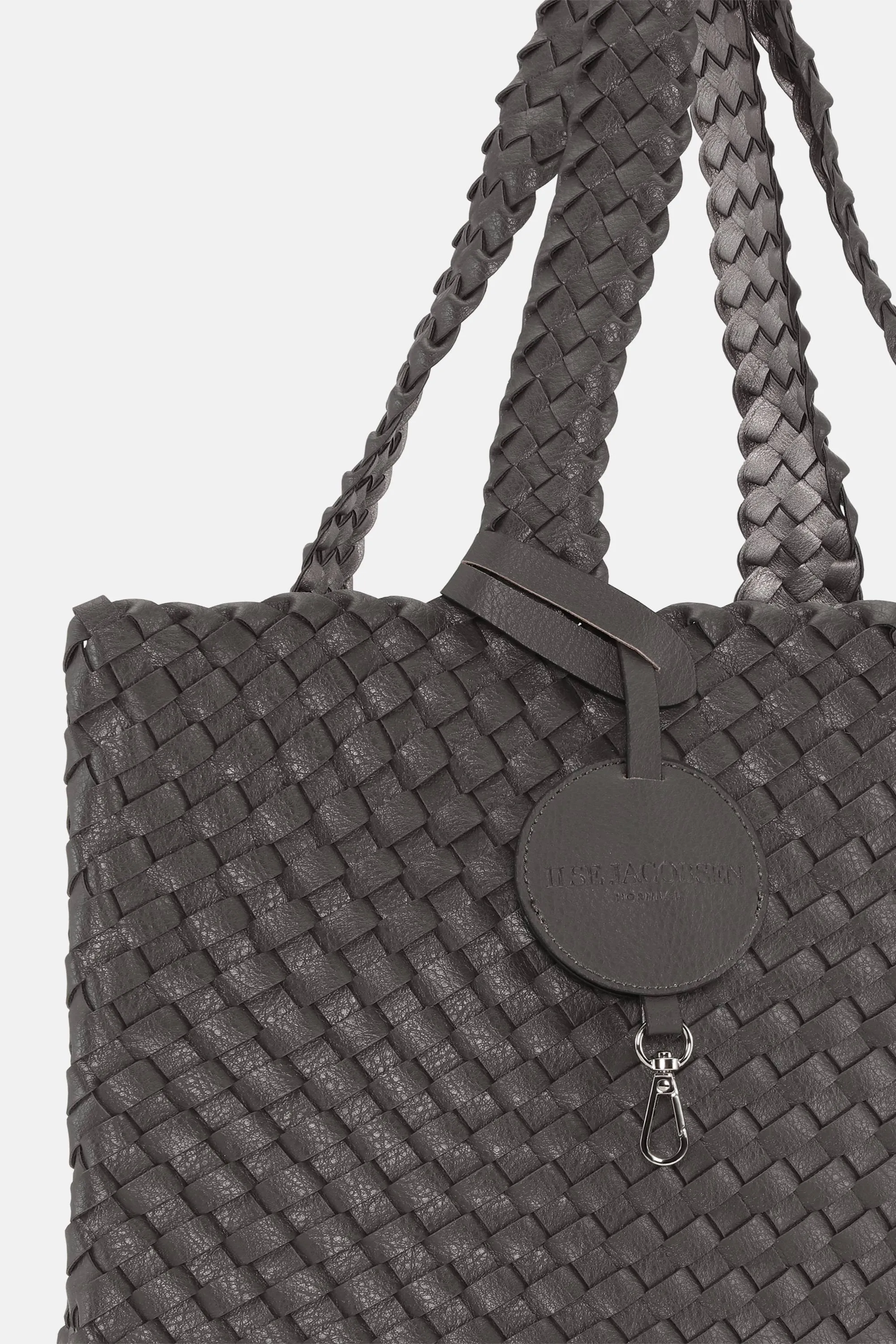 Tote Bag Flätad - Dark Shadow Gun Metal