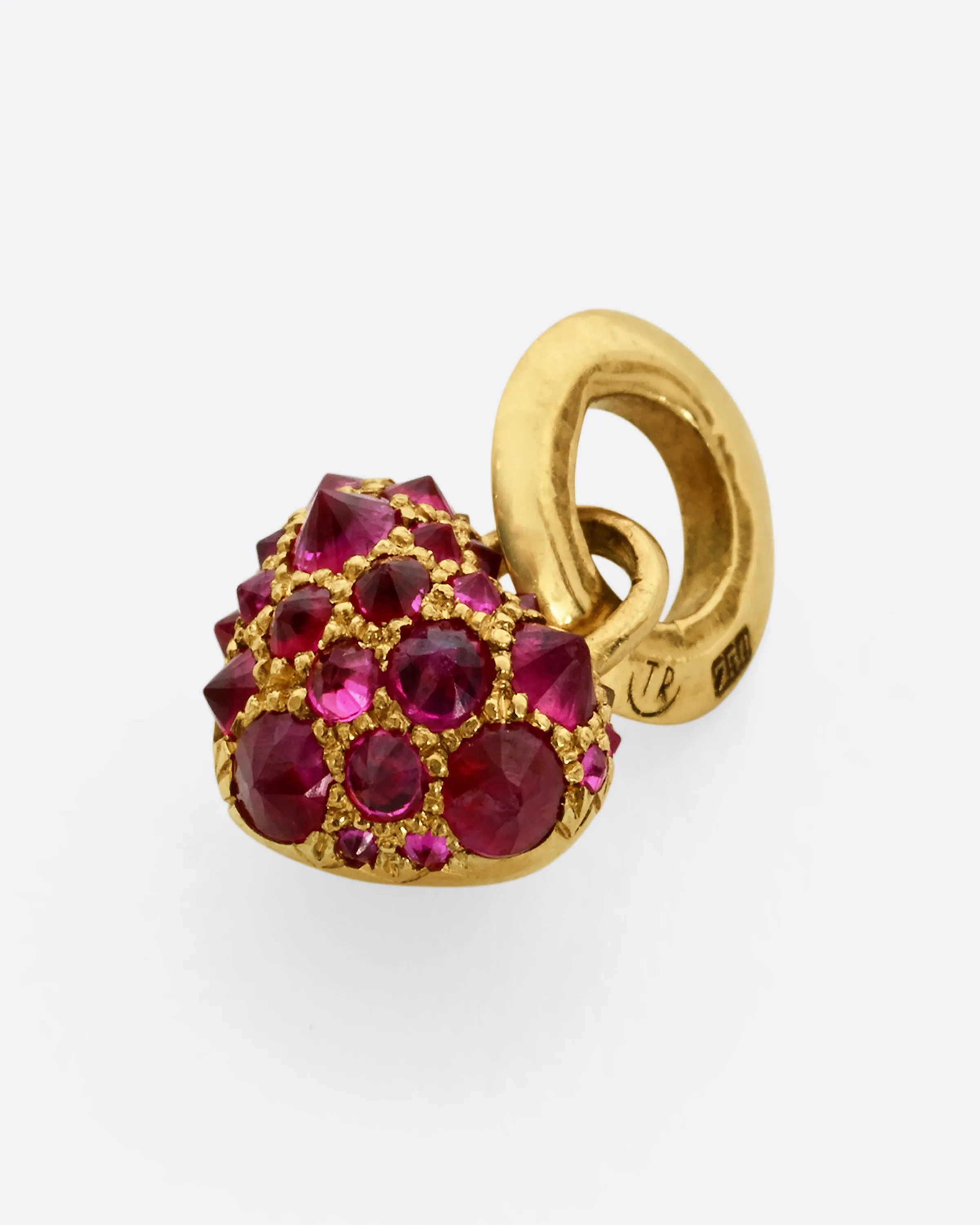 Tough Love Ruby Heart Pendant