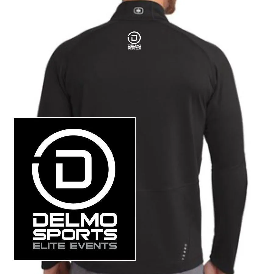 TRI AC Men's Tech 1/2 Zip -Blacktop- Embr.