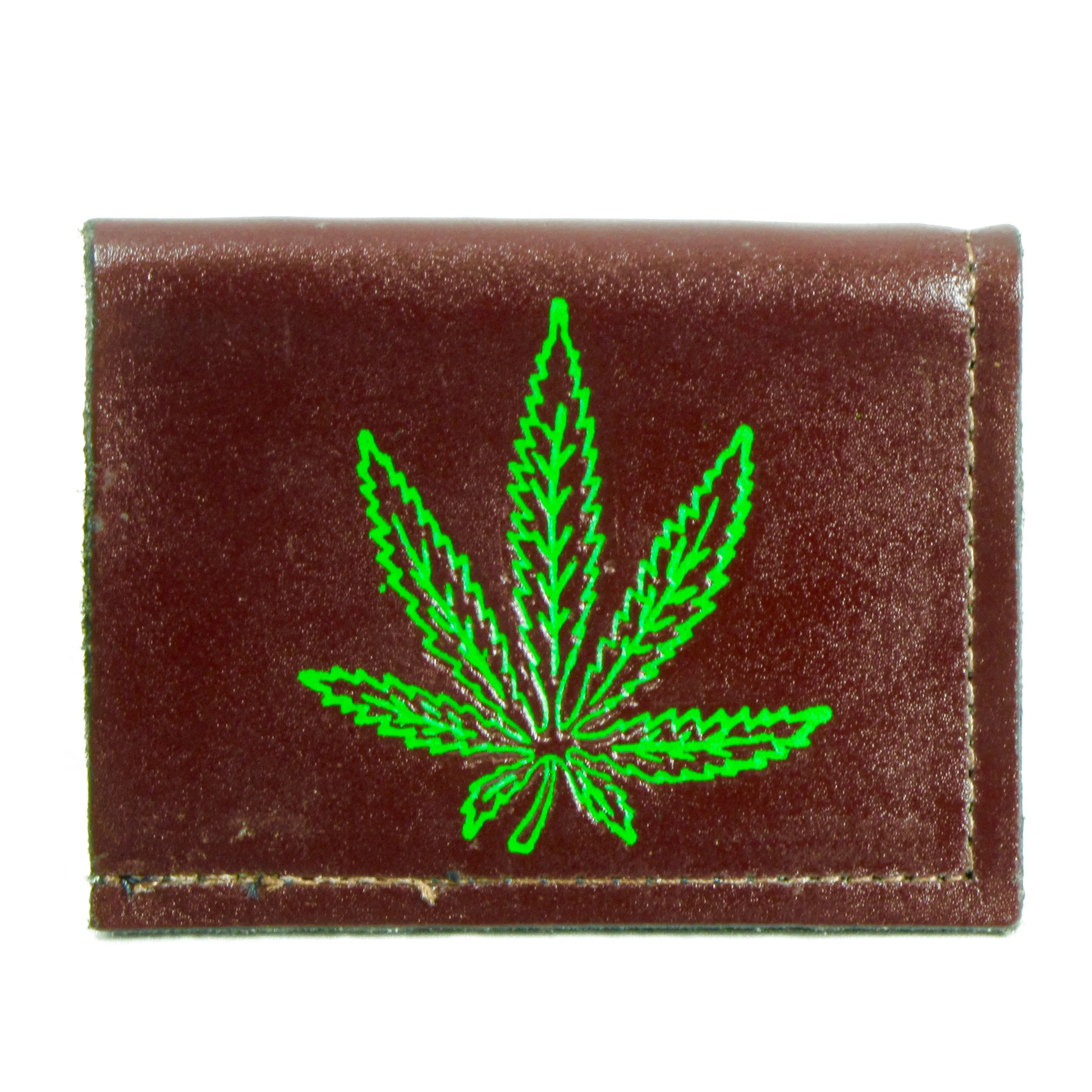 Tri-Fold Wallet - Leaf Brown