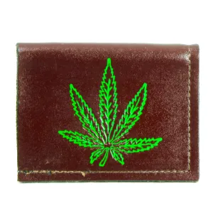 Tri-Fold Wallet - Leaf Brown