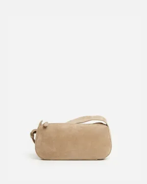 Tuna Shoulder Bag Suede Sand