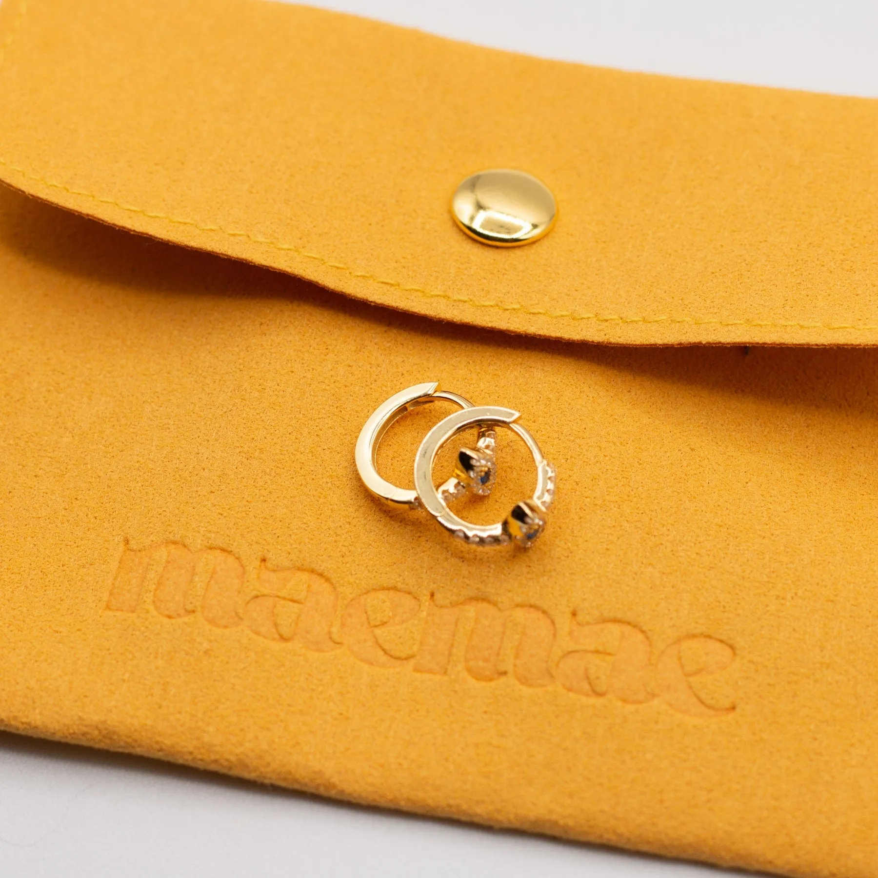 Unbothered & Protected Evil Eye Huggie Earrings