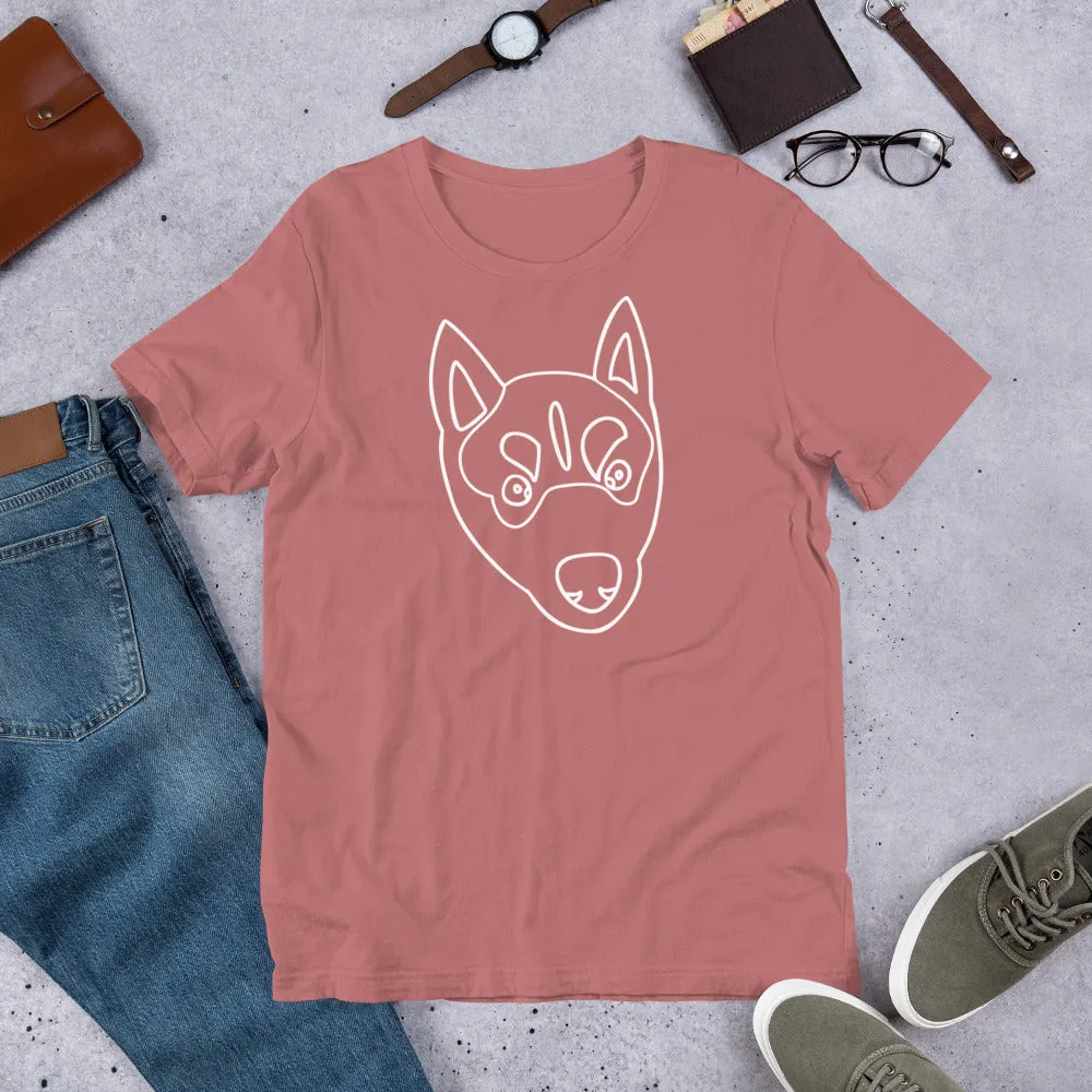 Unisex T-shirt - Husky Drawing