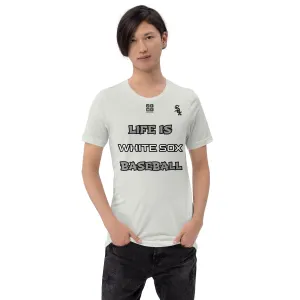 Unisex t-shirt "10105-0011-06 Life Is Sox Baseball (Black Logo)"