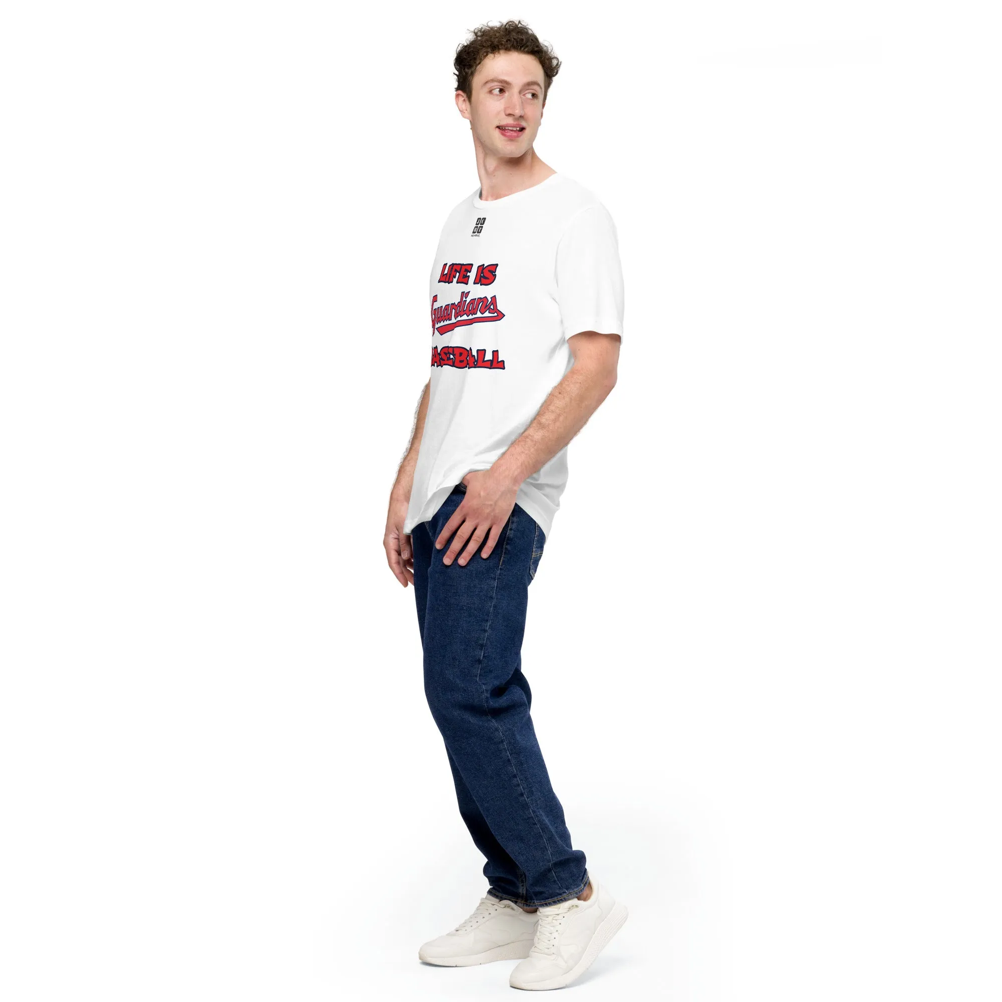 Unisex t-shirt "10105-0011-08 Life Is Guardians Baseball (Black Logo)"
