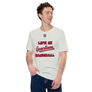 Unisex t-shirt "10105-0011-08 Life Is Guardians Baseball (Black Logo)"