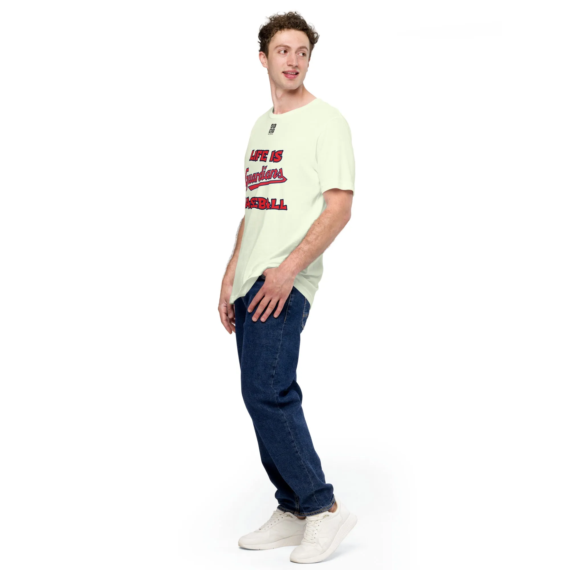 Unisex t-shirt "10105-0011-08 Life Is Guardians Baseball (Black Logo)"