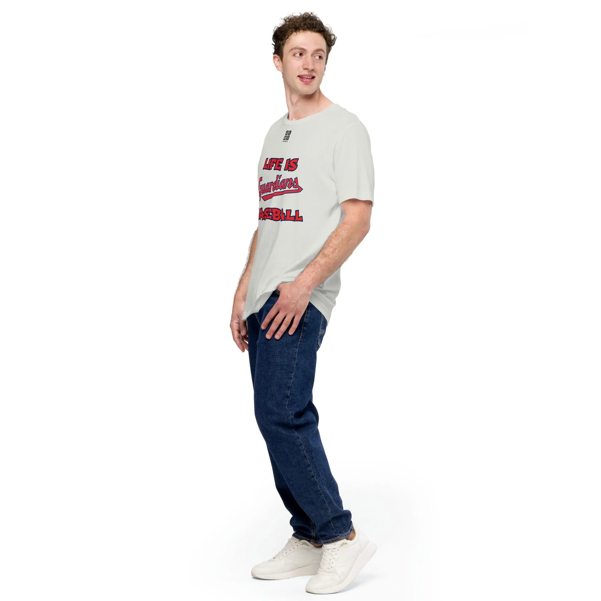 Unisex t-shirt "10105-0011-08 Life Is Guardians Baseball (Black Logo)"