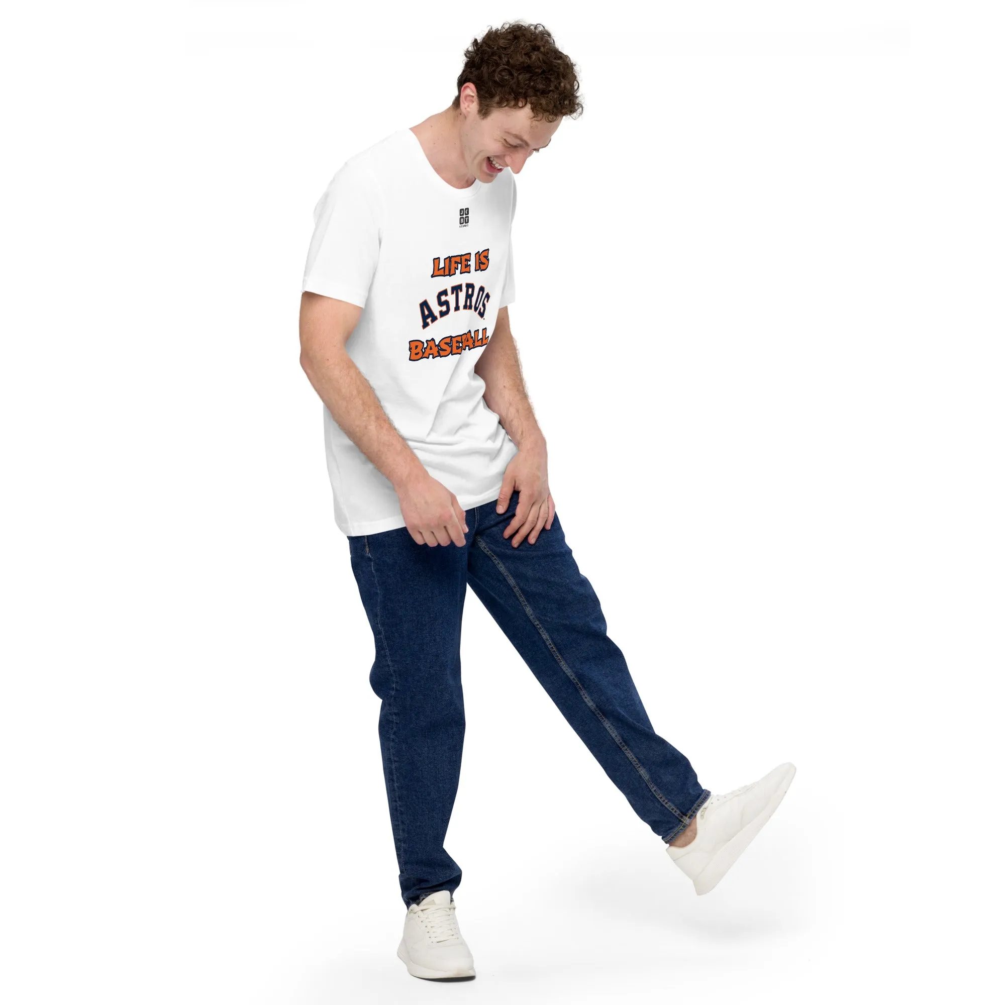 Unisex t-shirt "10105-0011-11 Life Is Astros Baseball (Black Logo)"