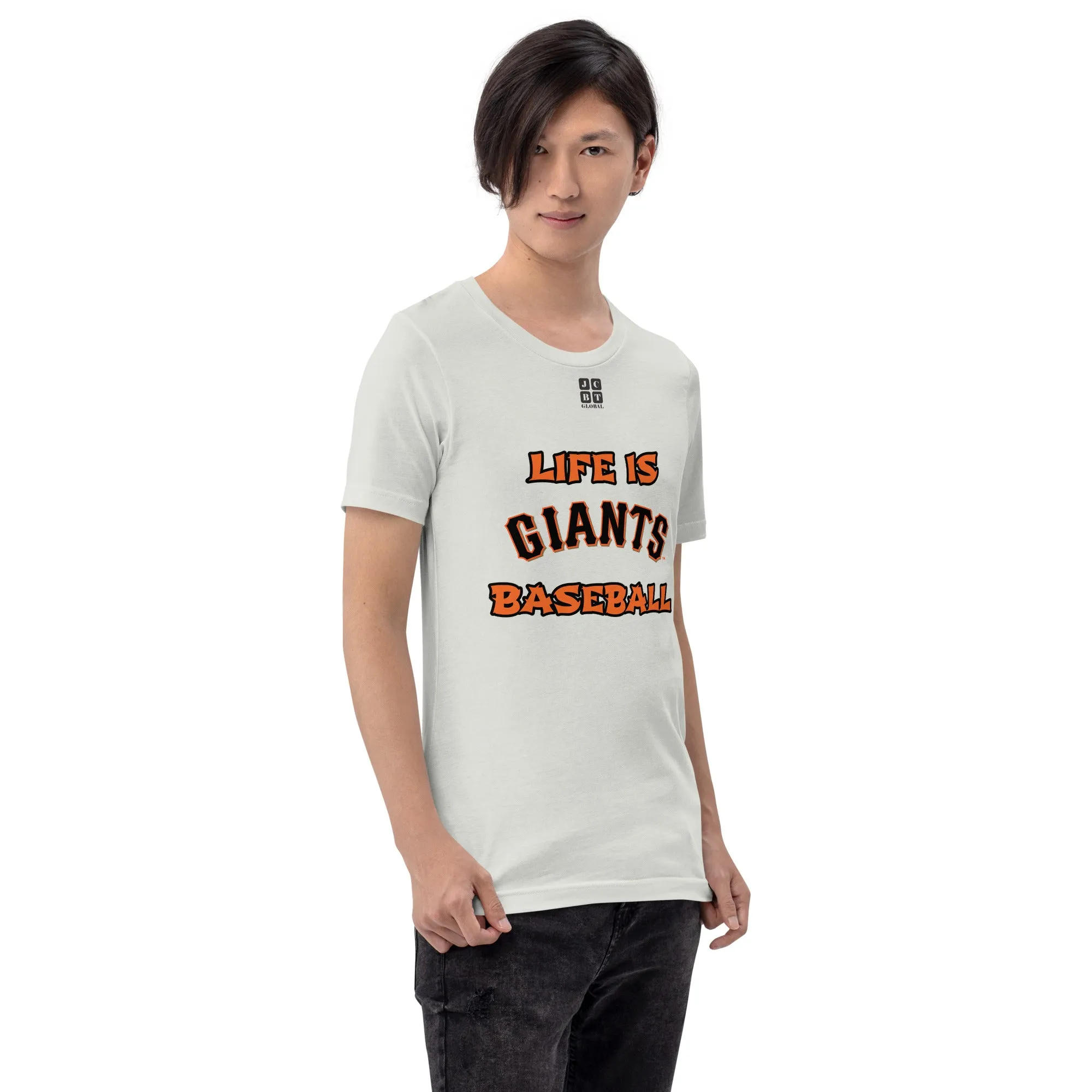 Unisex t-shirt "10105-0011-24 Life Is Giants Baseball (Black Logo)"