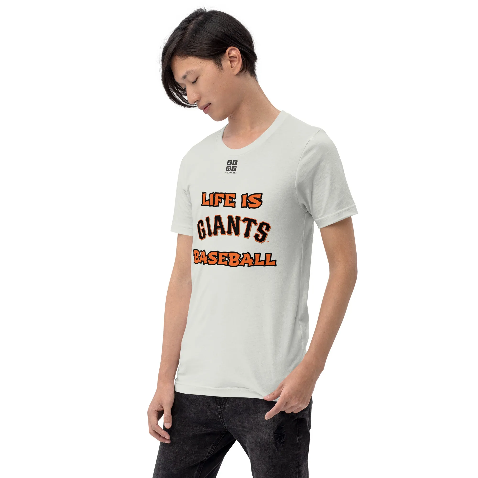 Unisex t-shirt "10105-0011-24 Life Is Giants Baseball (Black Logo)"
