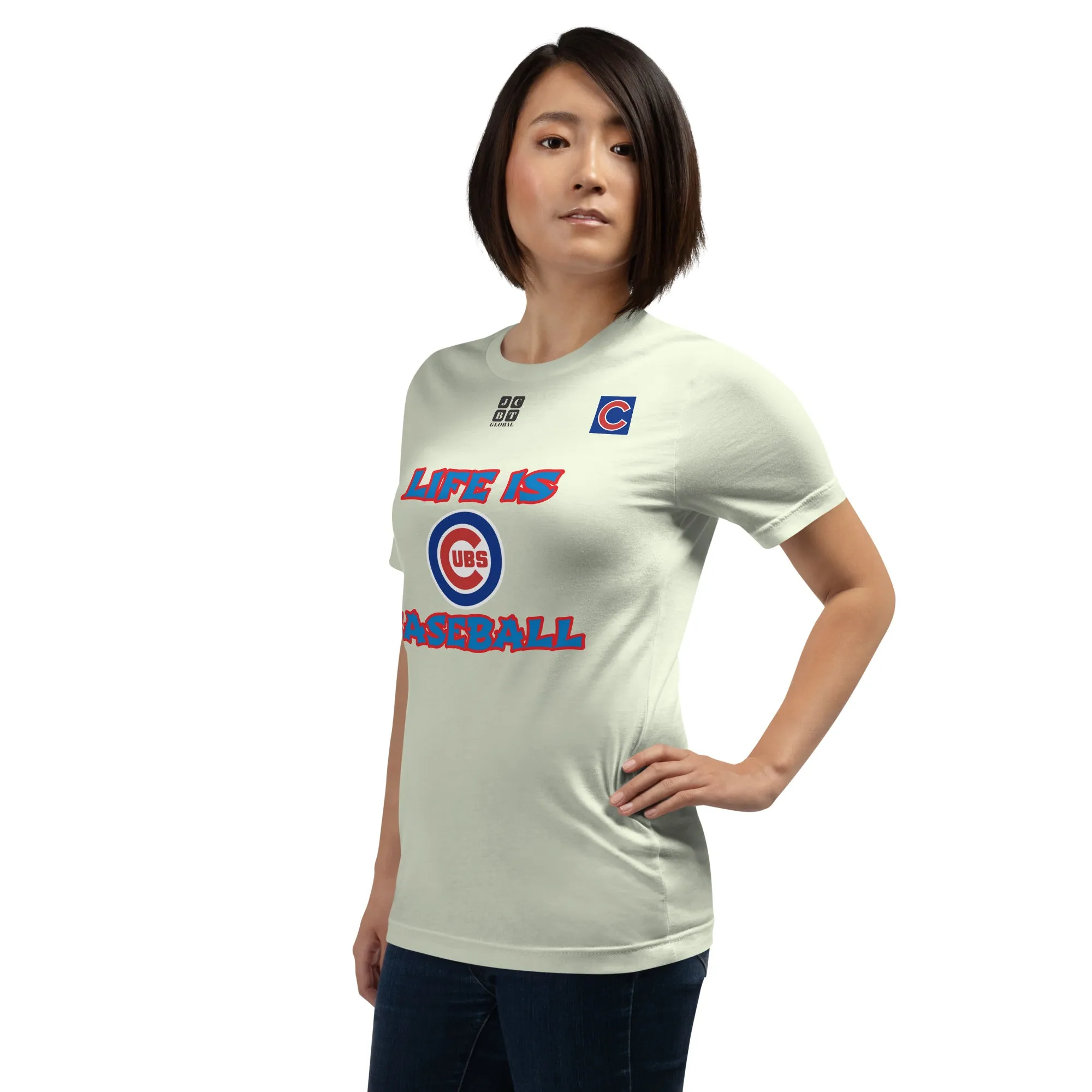 Unisex t-shirt "20105-0011-05 Life Is Cubs Baseball (Black Logo)"