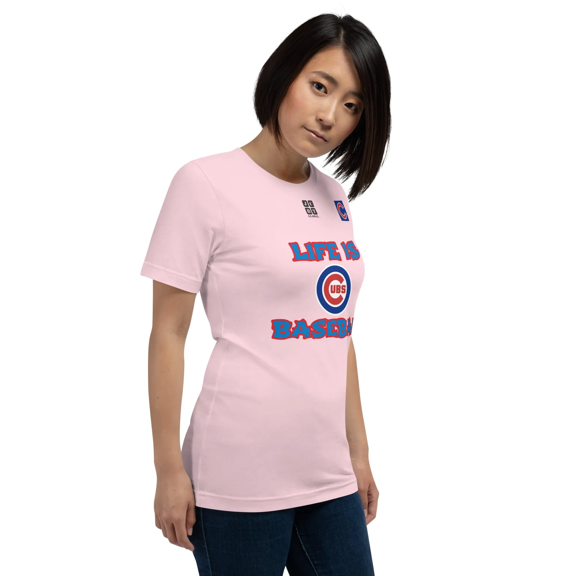 Unisex t-shirt "20105-0011-05 Life Is Cubs Baseball (Black Logo)"