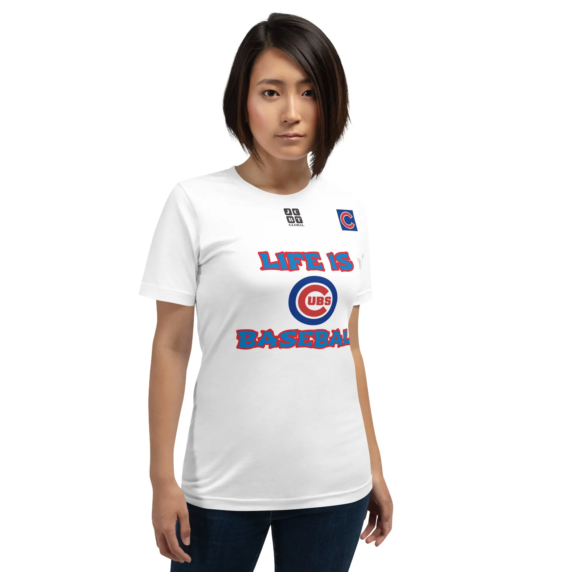 Unisex t-shirt "20105-0011-05 Life Is Cubs Baseball (Black Logo)"
