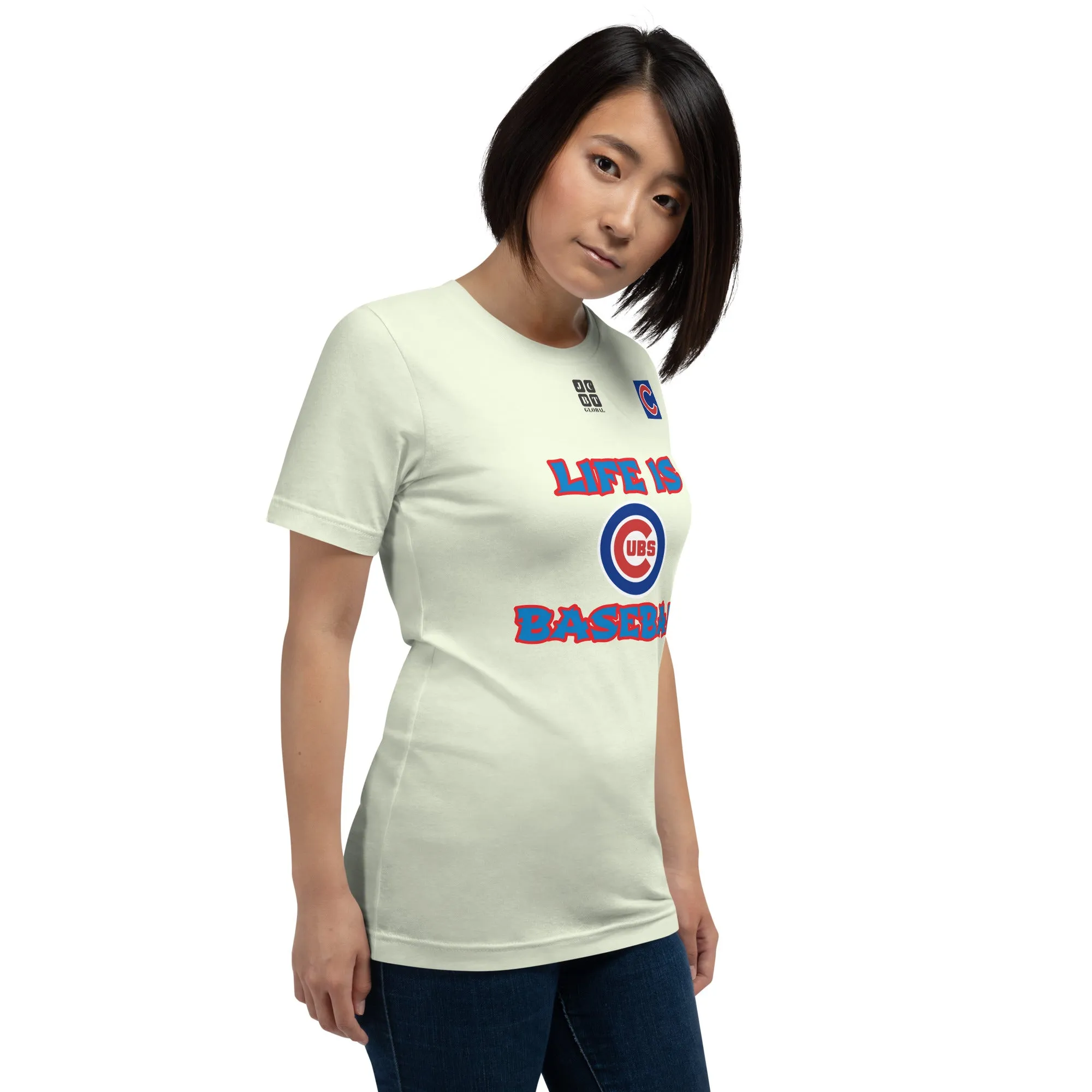 Unisex t-shirt "20105-0011-05 Life Is Cubs Baseball (Black Logo)"
