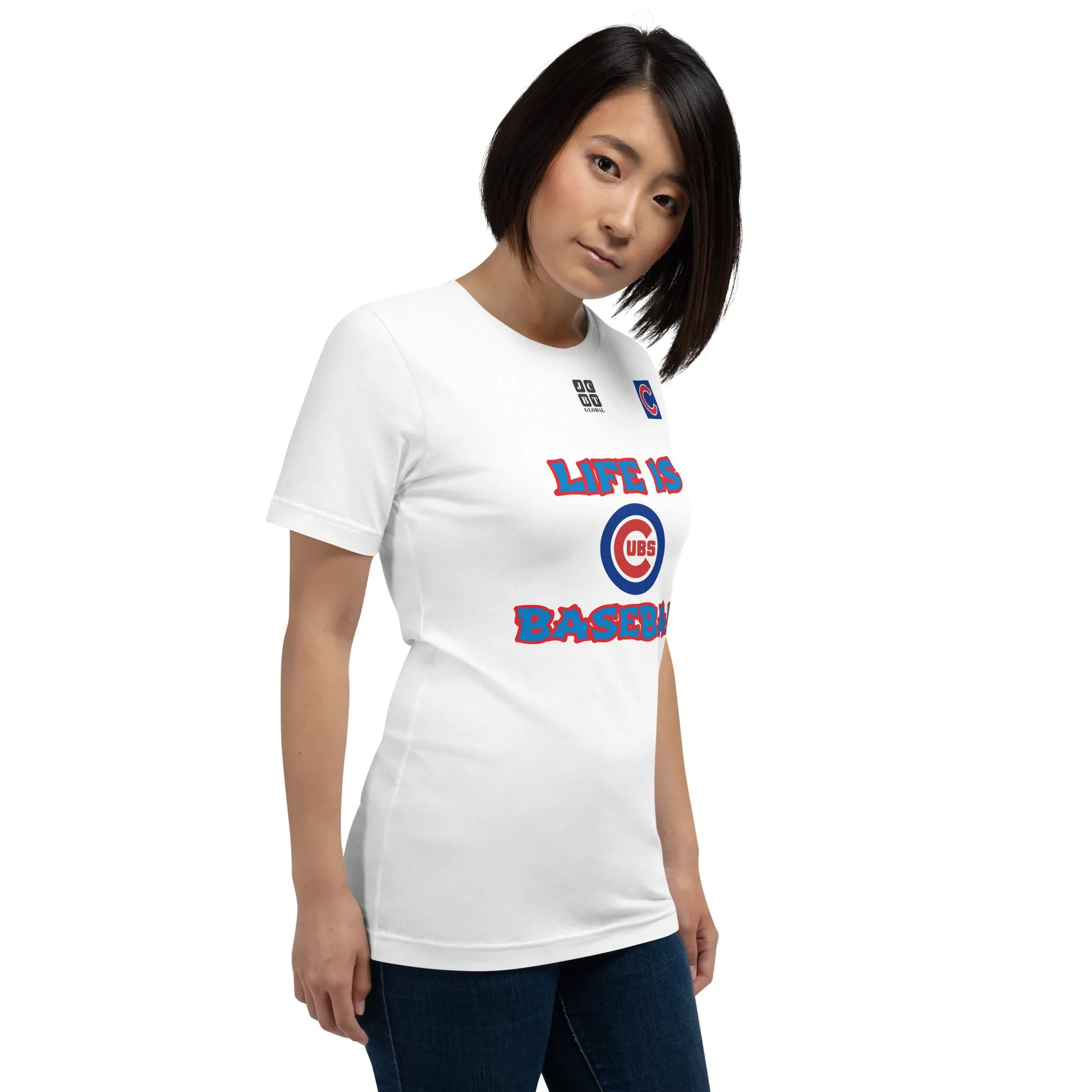 Unisex t-shirt "20105-0011-05 Life Is Cubs Baseball (Black Logo)"