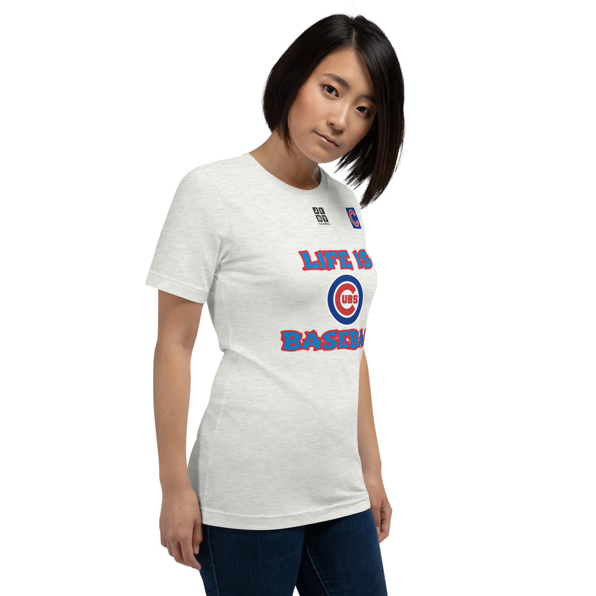 Unisex t-shirt "20105-0011-05 Life Is Cubs Baseball (Black Logo)"