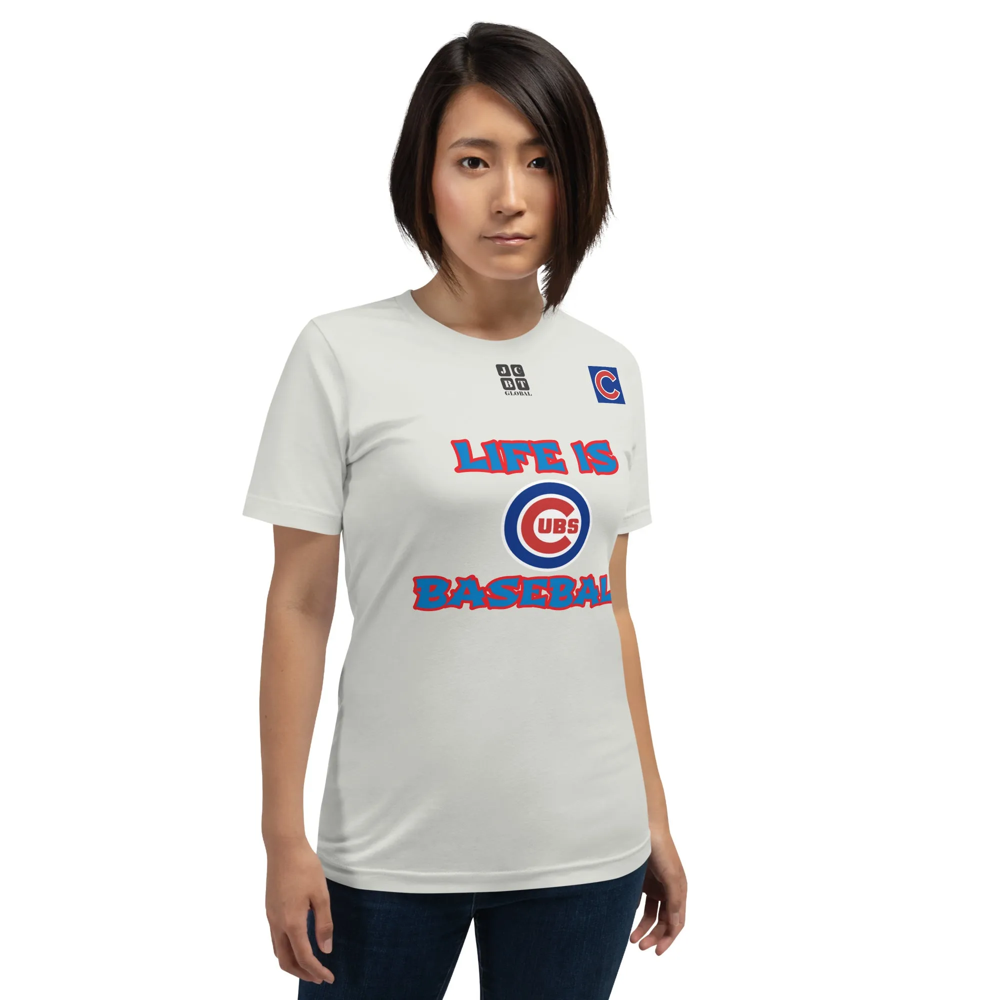 Unisex t-shirt "20105-0011-05 Life Is Cubs Baseball (Black Logo)"