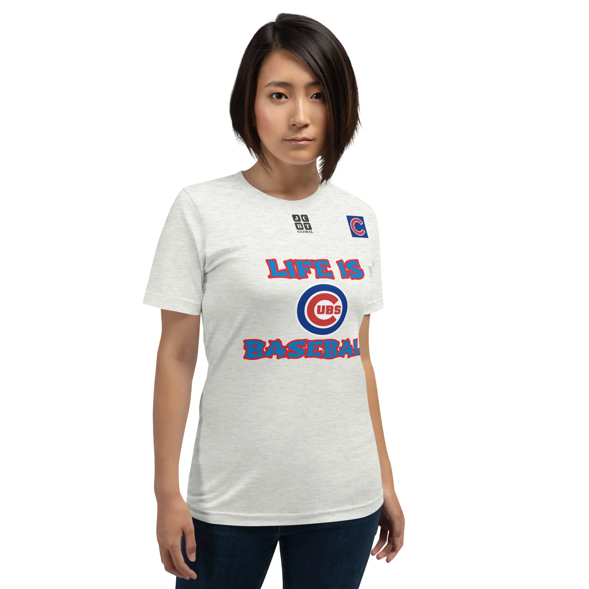 Unisex t-shirt "20105-0011-05 Life Is Cubs Baseball (Black Logo)"