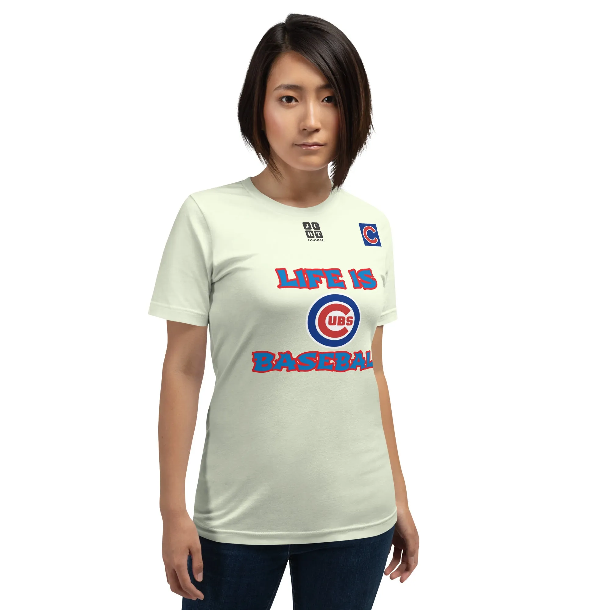 Unisex t-shirt "20105-0011-05 Life Is Cubs Baseball (Black Logo)"