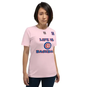 Unisex t-shirt "20105-0011-05 Life Is Cubs Baseball (Black Logo)"