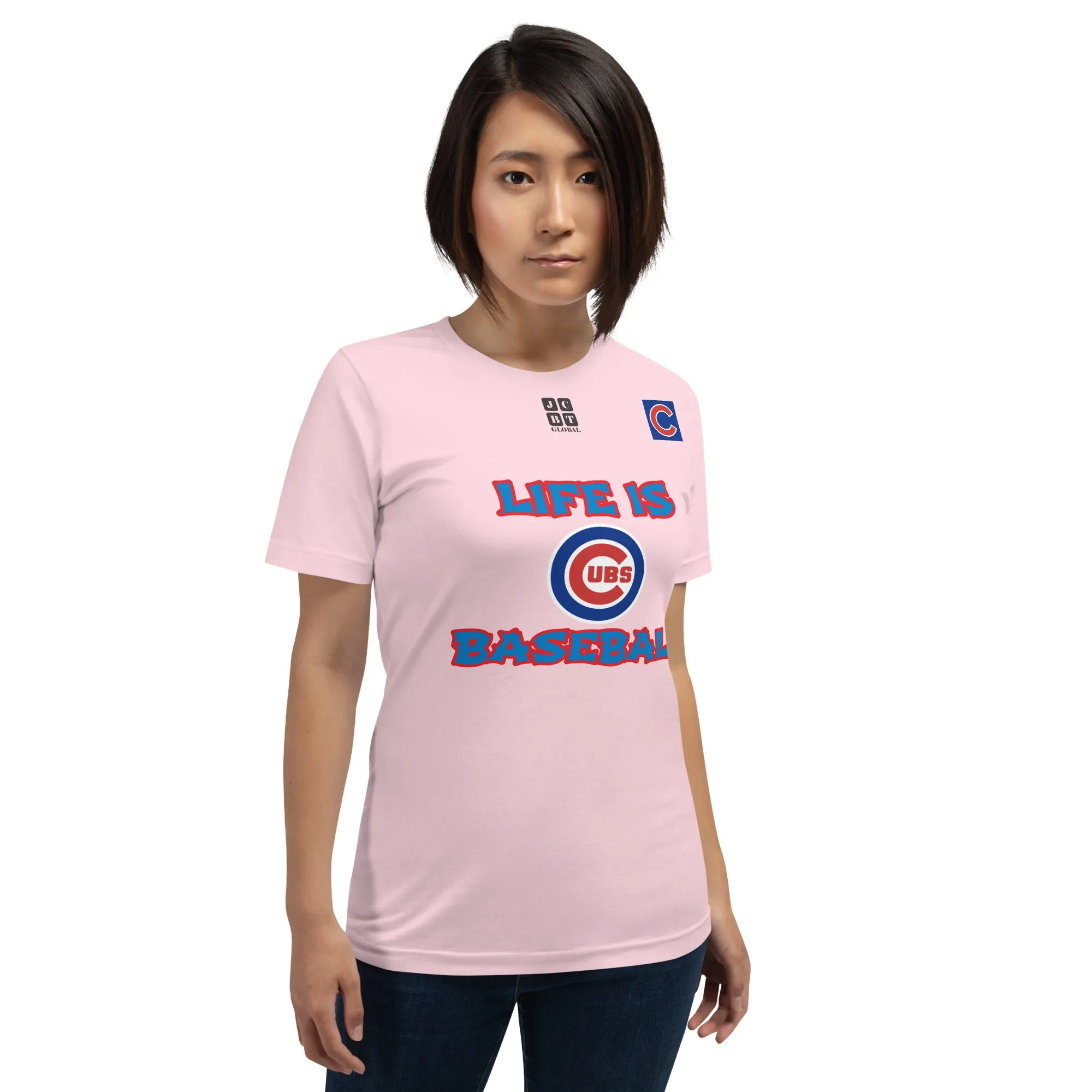Unisex t-shirt "20105-0011-05 Life Is Cubs Baseball (Black Logo)"