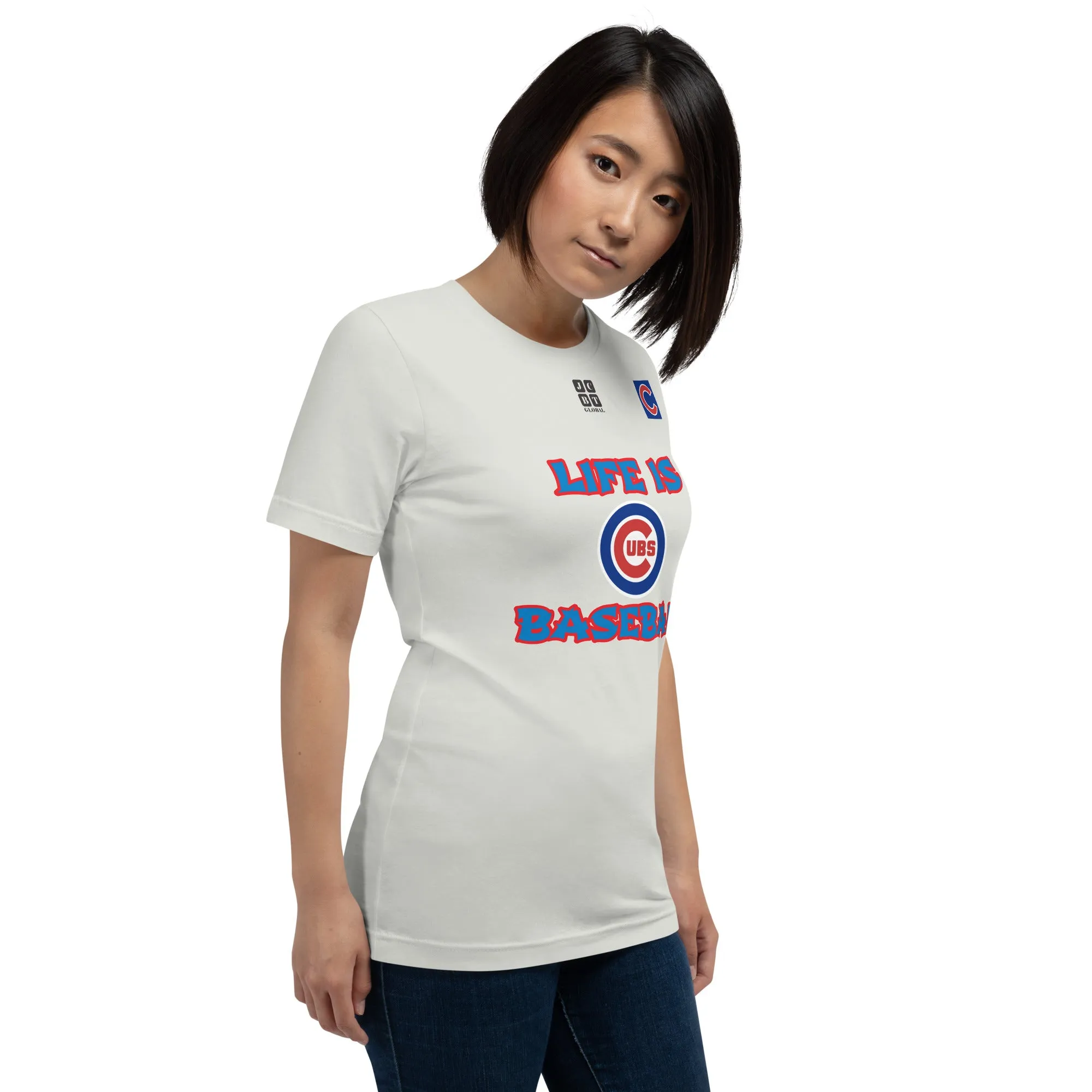 Unisex t-shirt "20105-0011-05 Life Is Cubs Baseball (Black Logo)"