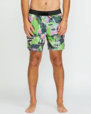 Unite Stoney Trunk 17" Boardshort - STEEL PURPLE