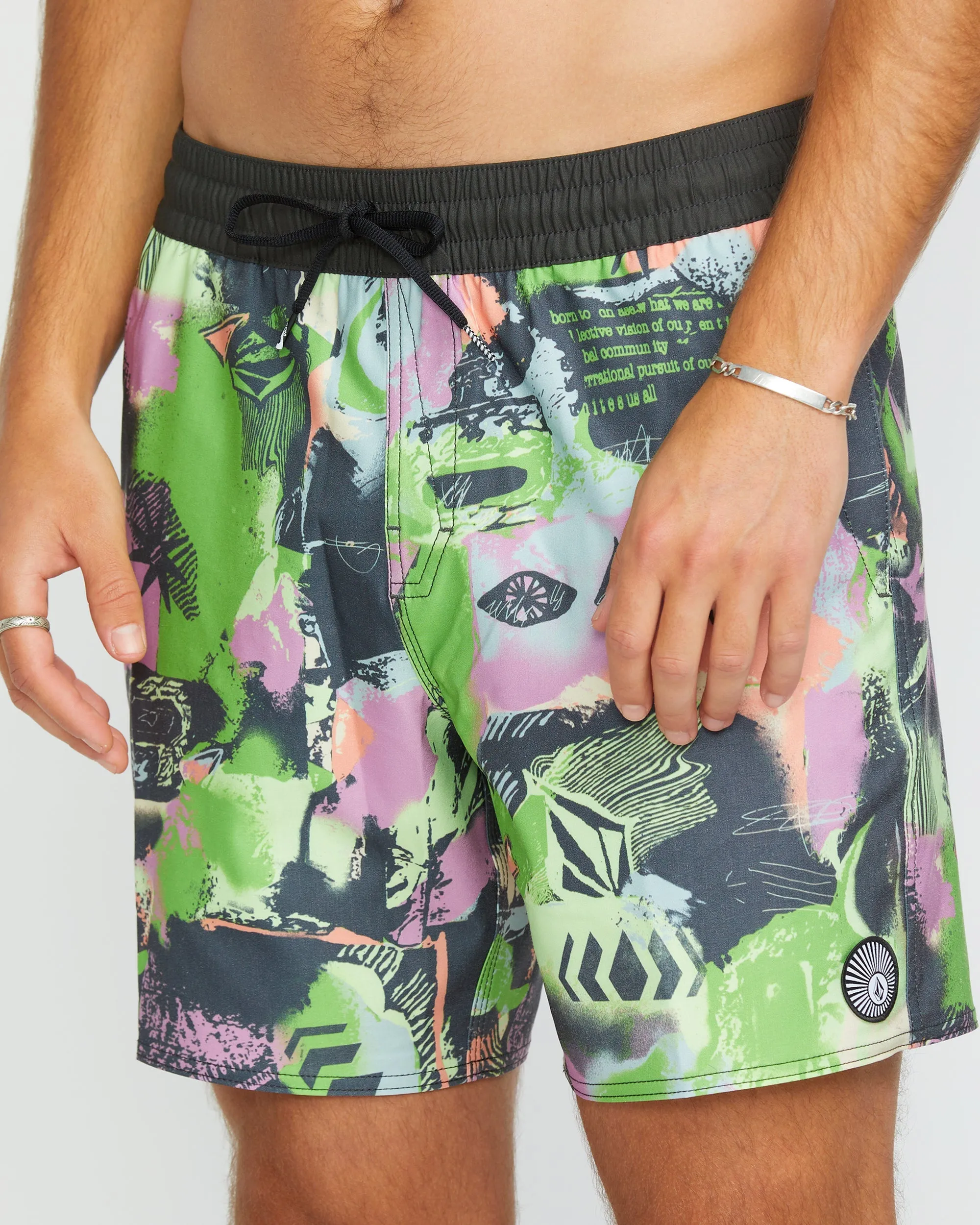 Unite Stoney Trunk 17" Boardshort - STEEL PURPLE