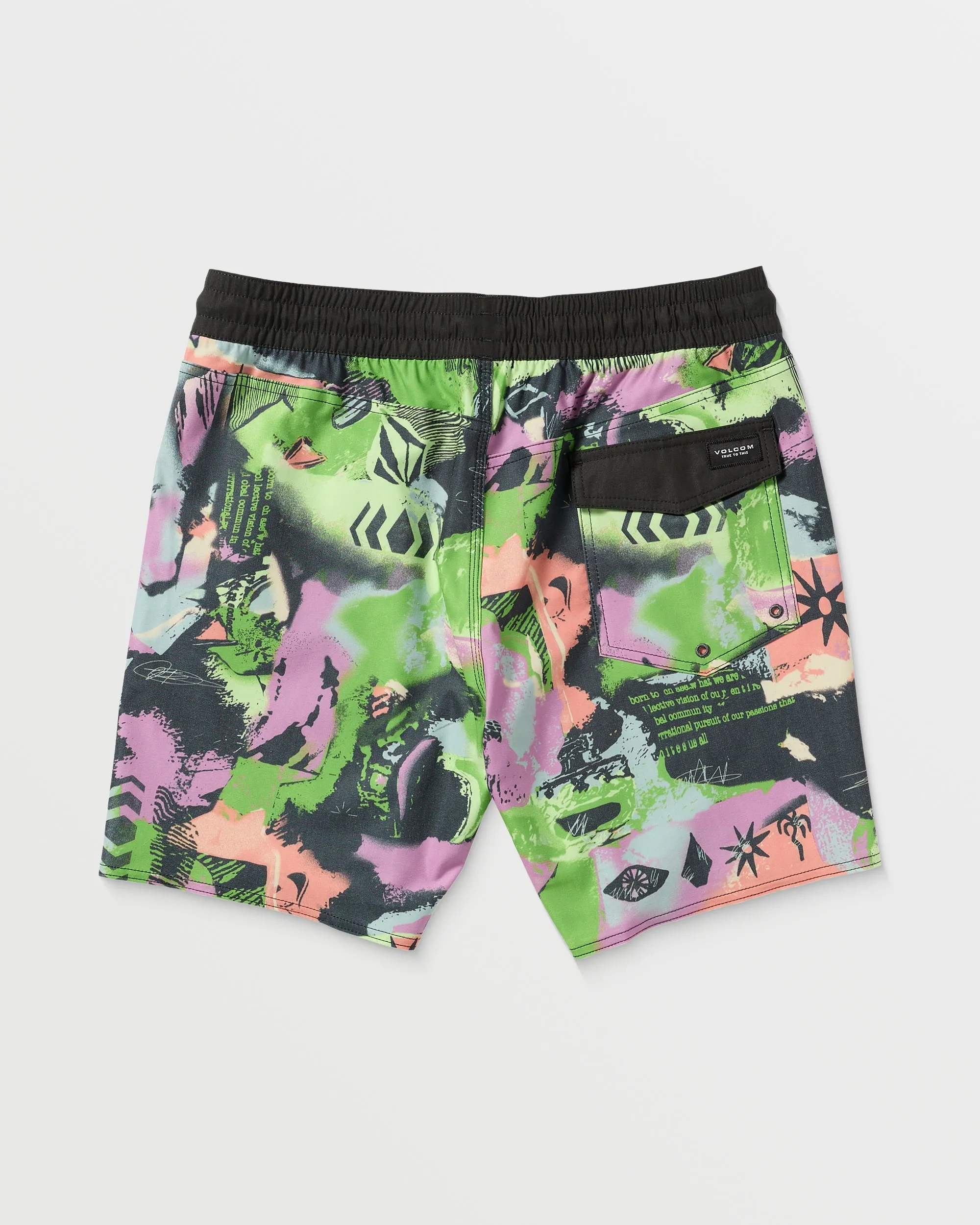 Unite Stoney Trunk 17" Boardshort - STEEL PURPLE