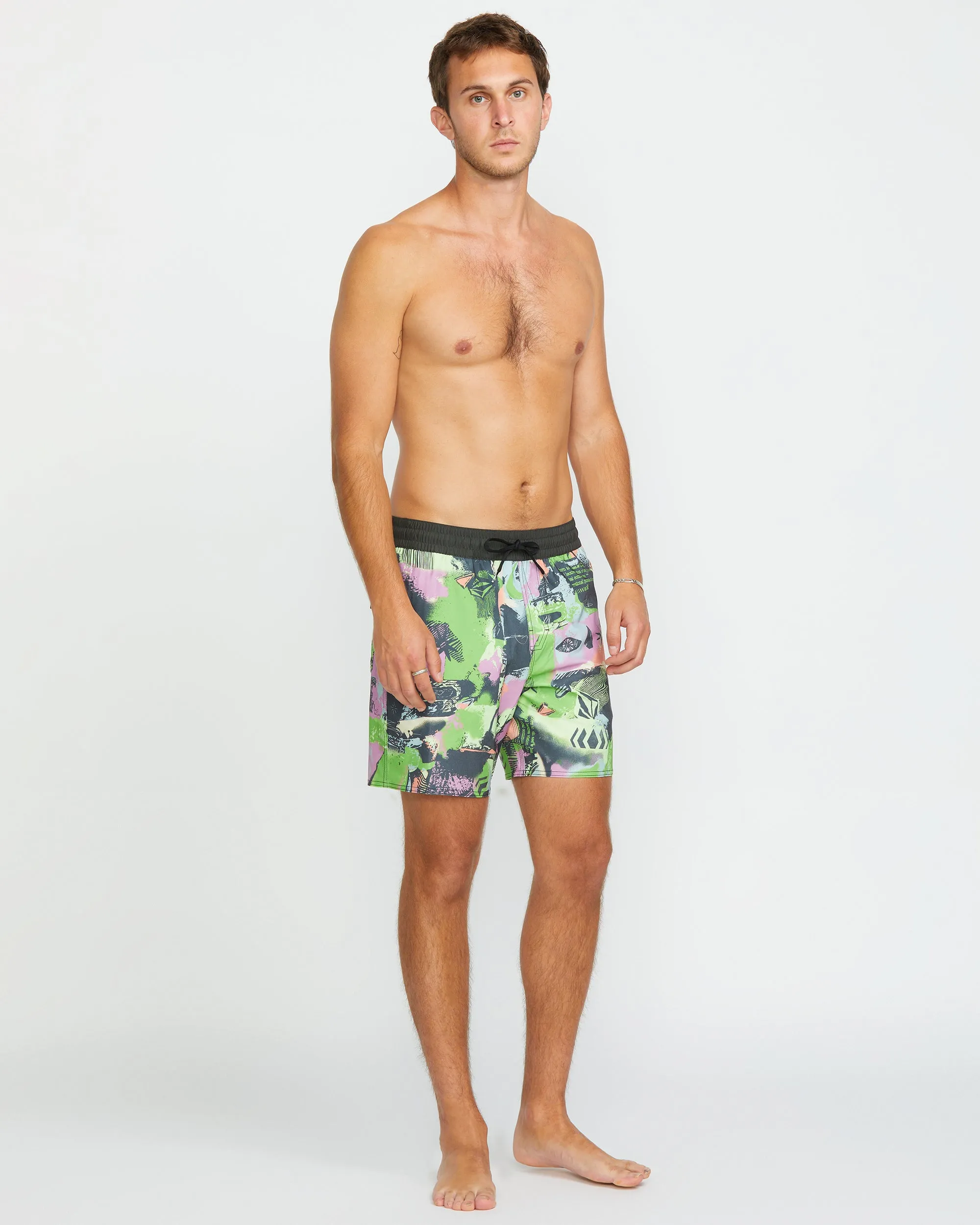 Unite Stoney Trunk 17" Boardshort - STEEL PURPLE