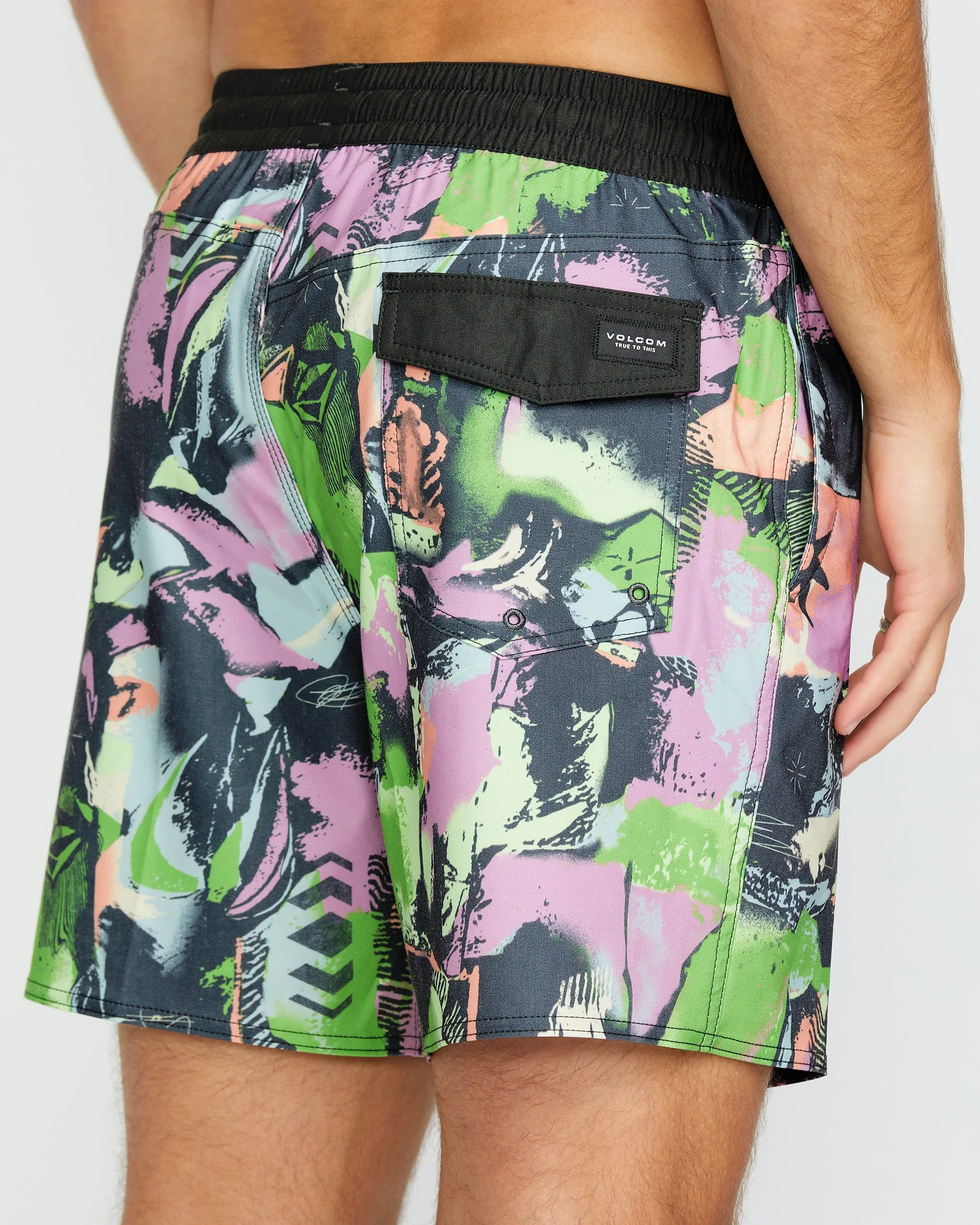 Unite Stoney Trunk 17" Boardshort - STEEL PURPLE