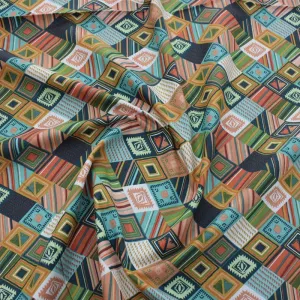 Usa 100% Cotton Craft Multi Diamond Fabric 110cm