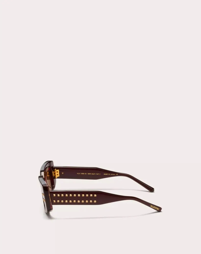 V-CINQUE Bordeaux / Yellow Gold / Dark Brown