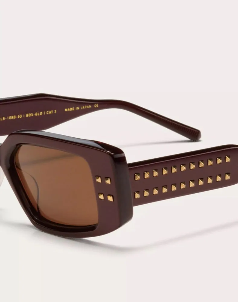 V-CINQUE Bordeaux / Yellow Gold / Dark Brown
