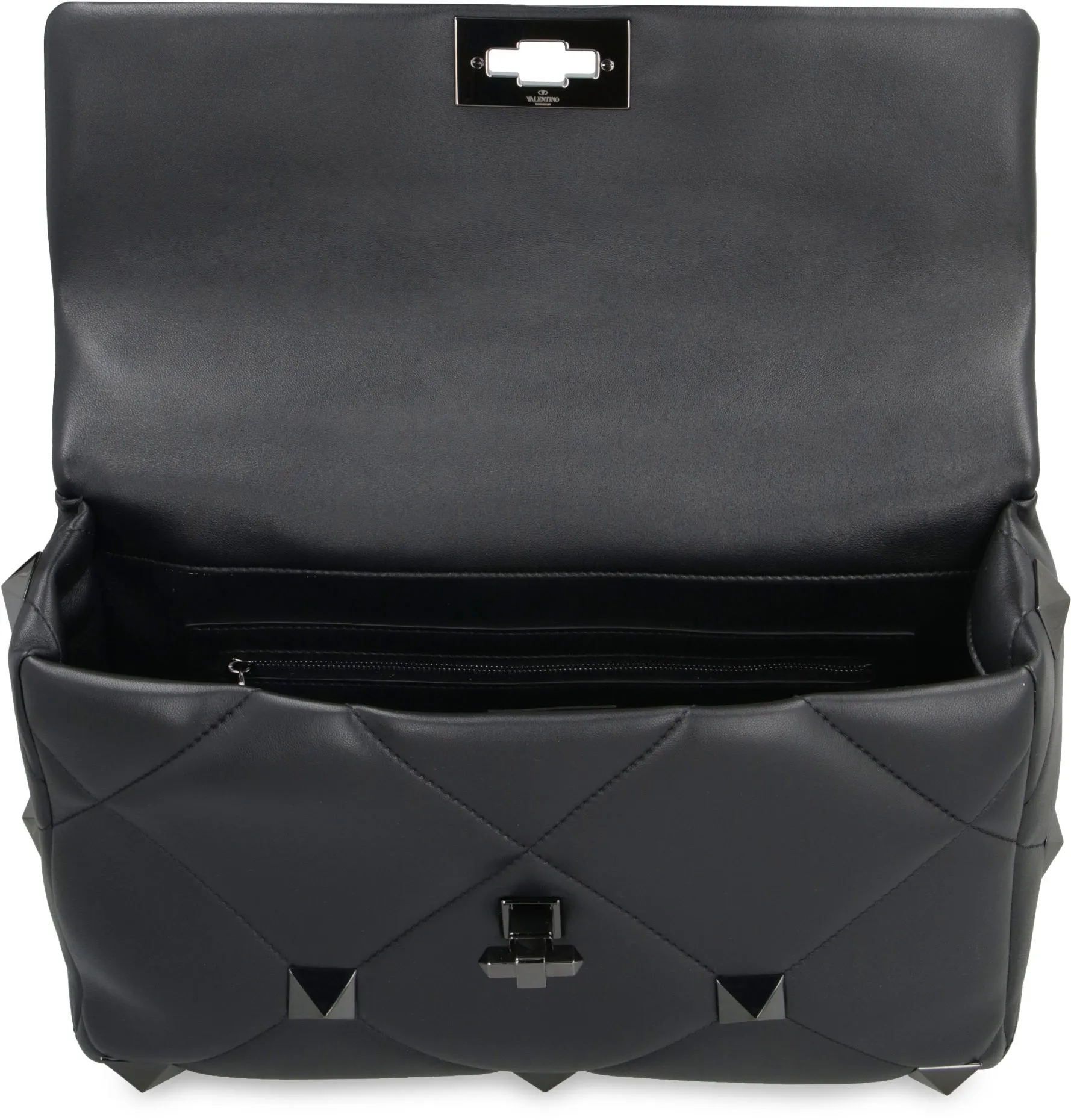Valentino Garavani - Roman Studs leather shoulder bag