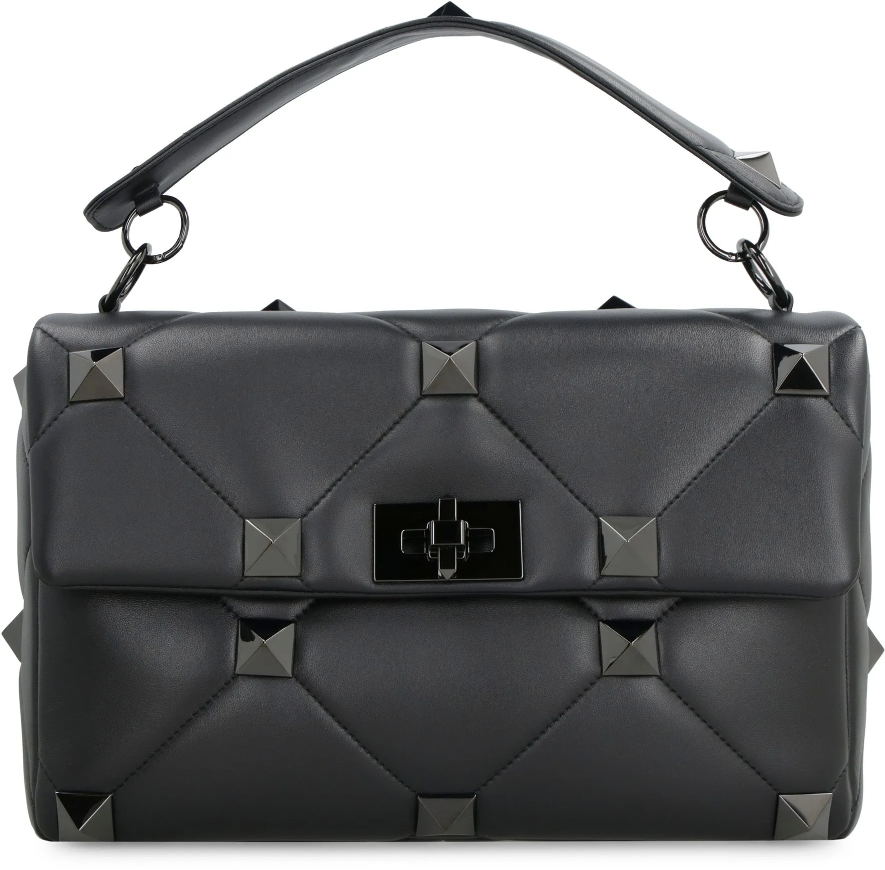 Valentino Garavani - Roman Studs leather shoulder bag
