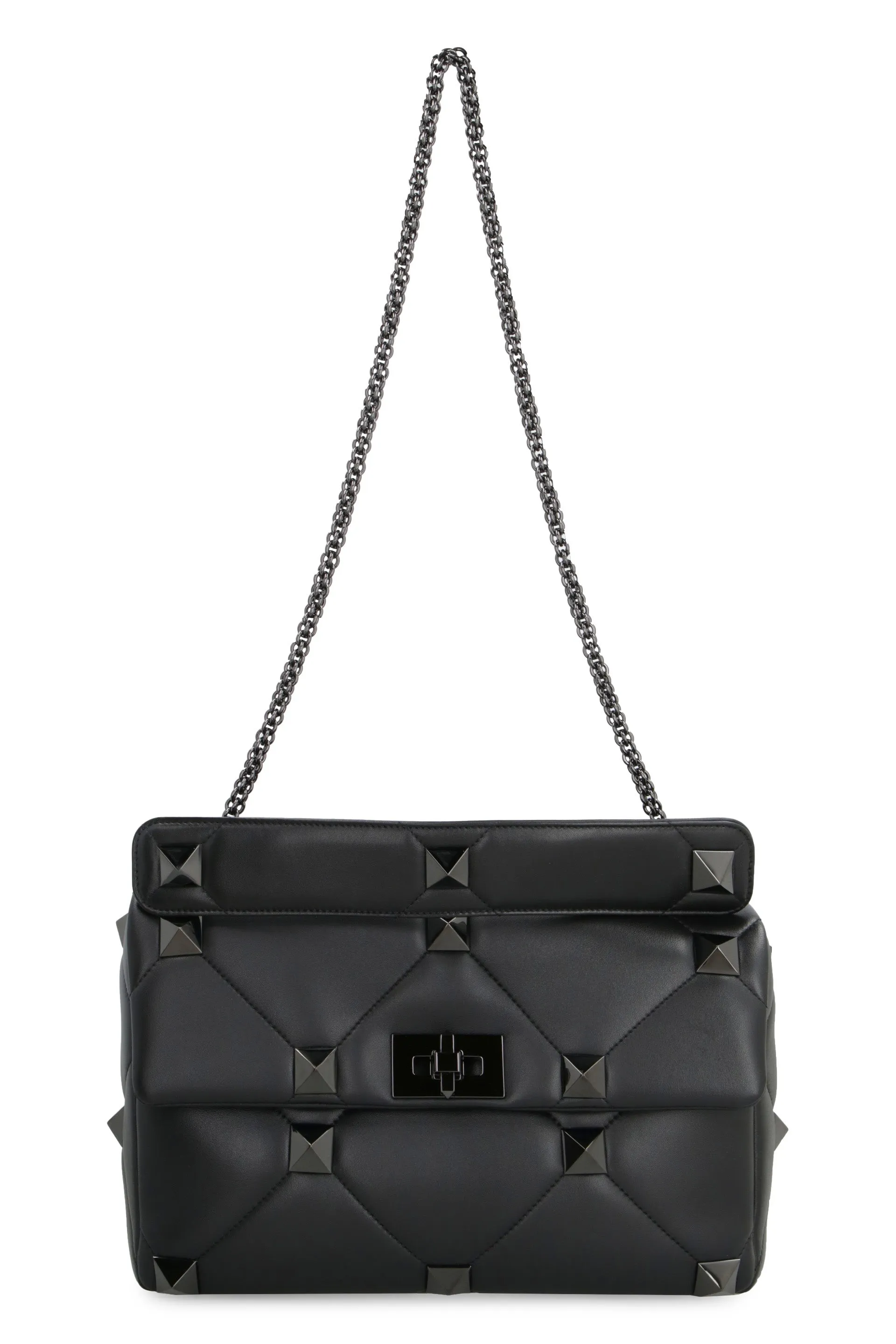 Valentino Garavani - Roman Studs leather shoulder bag