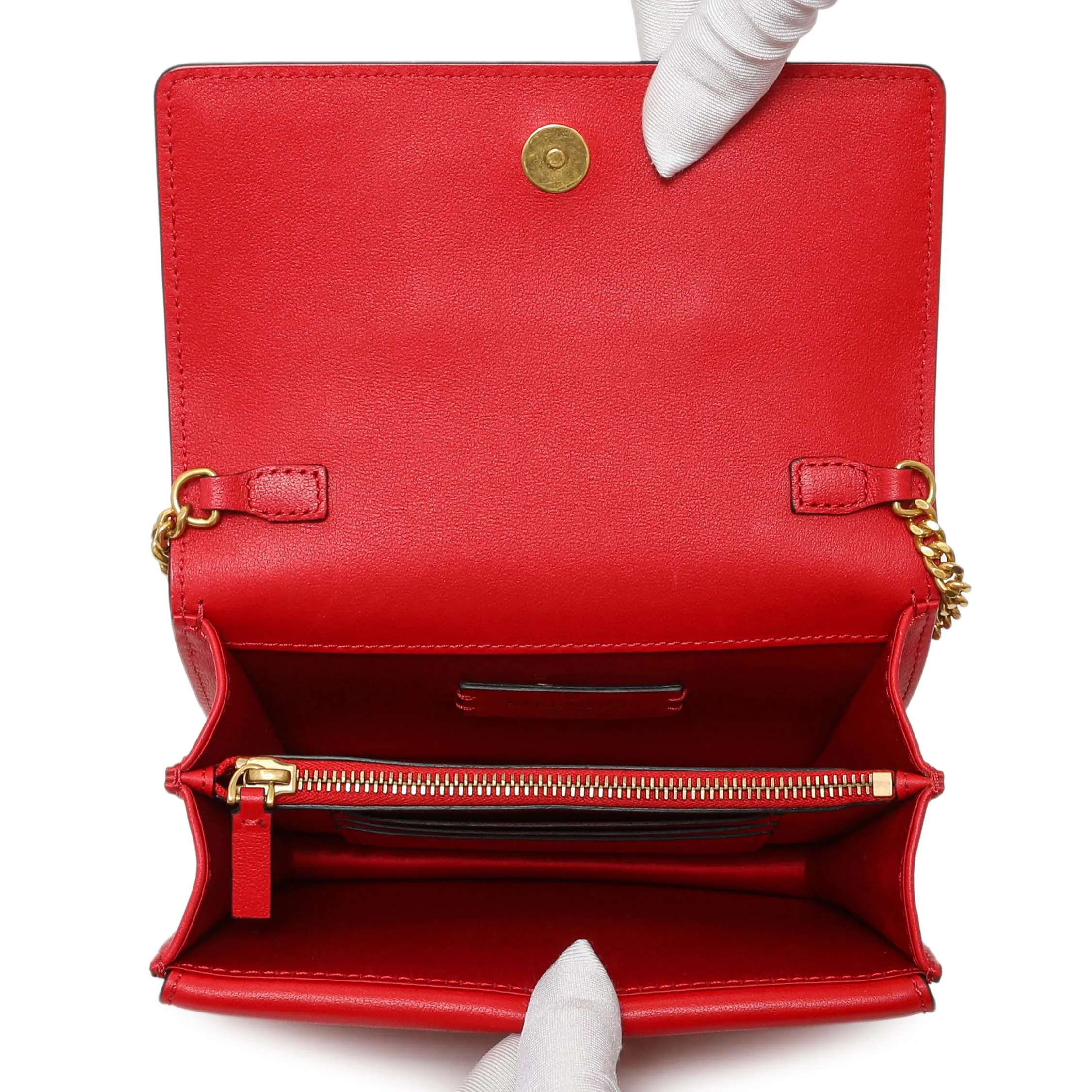 Valentino Smooth Calfskin Mini VRing Crossbody Bag