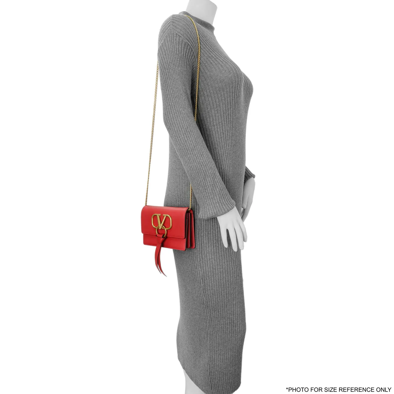 Valentino Smooth Calfskin Mini VRing Crossbody Bag