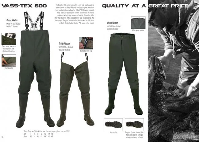 Vass Tackle Vass-Tex 600 Chest Wader
