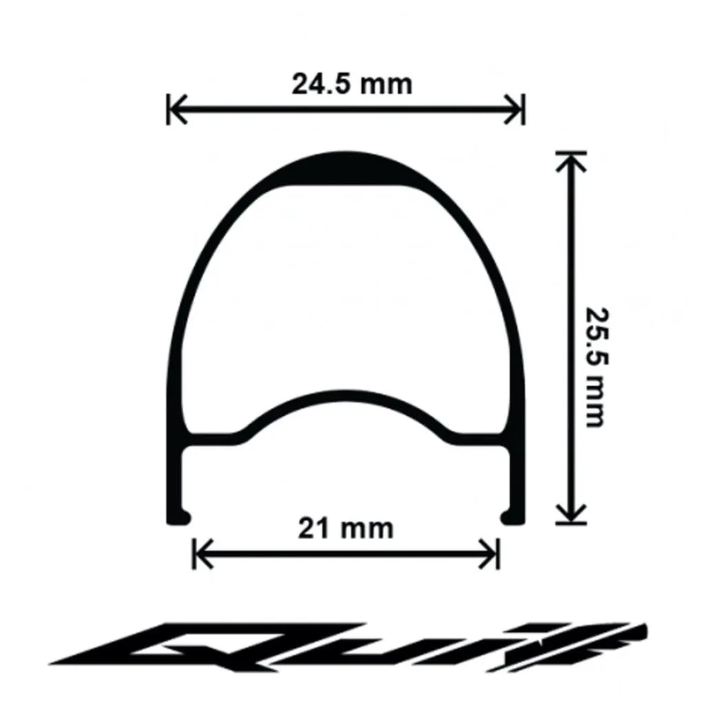 Velocity Quill Road Wheelset (Shimano 11s HG) 24H/28H - Black