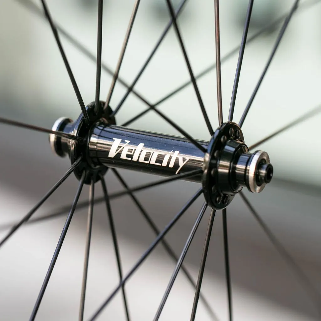 Velocity Quill Road Wheelset (Shimano 11s HG) 24H/28H - Black