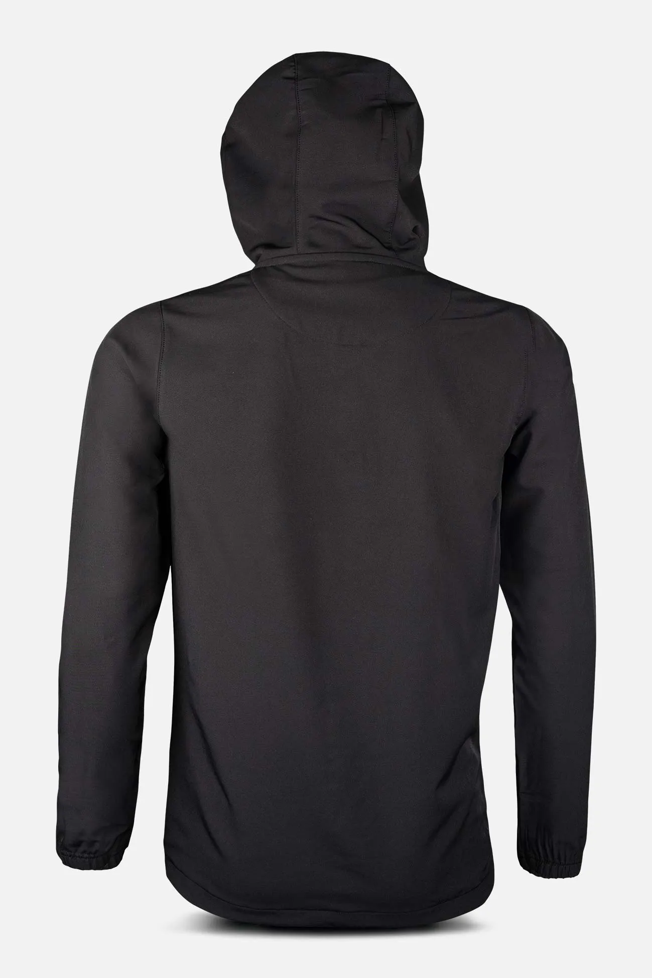 Vermont Hooded Pullover Half Zip Black/White
