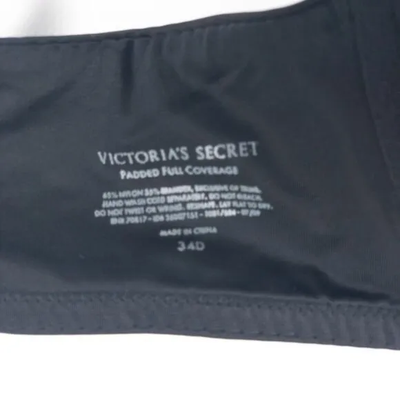 Victoria's Secret Biofit Black Push Up Bra