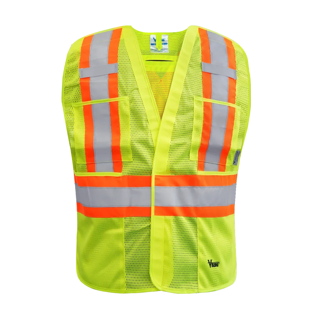 Viking U6125 Mesh 5 Point Tear-Away Safety Vest