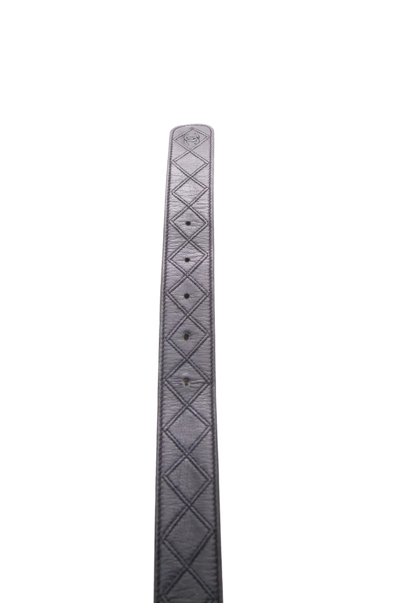 Vintage Coco Quilted Belt - Size 42
