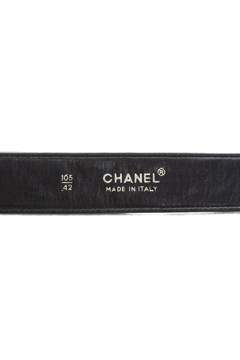 Vintage Coco Quilted Belt - Size 42