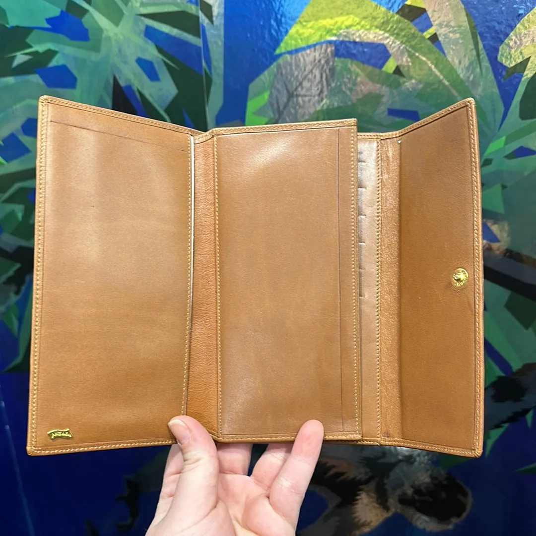 Vintage: Judith Leiber Fabric Long Wallet